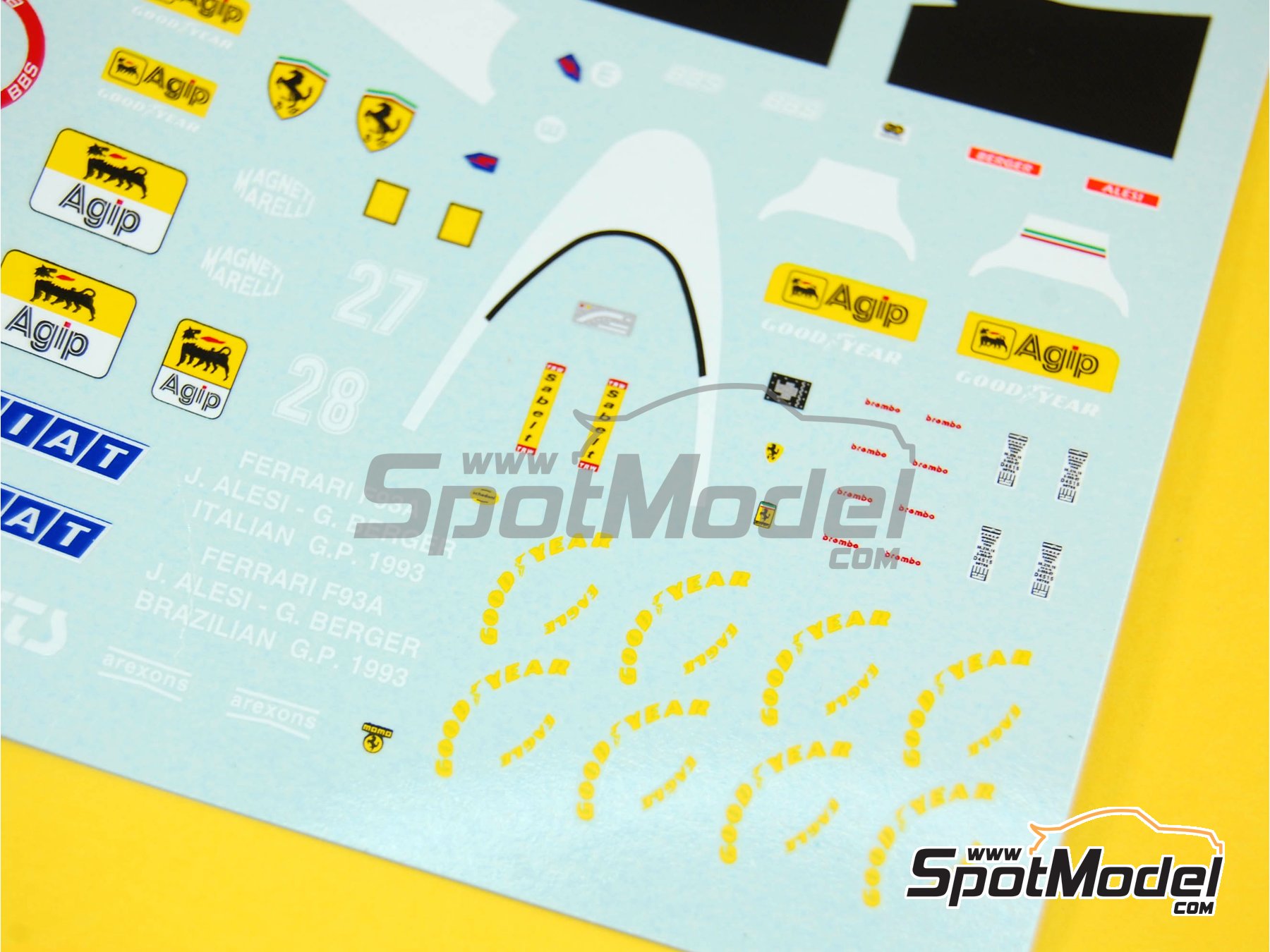 Tameo Kits TMK164: Car scale model kit 1/43 scale - Ferrari